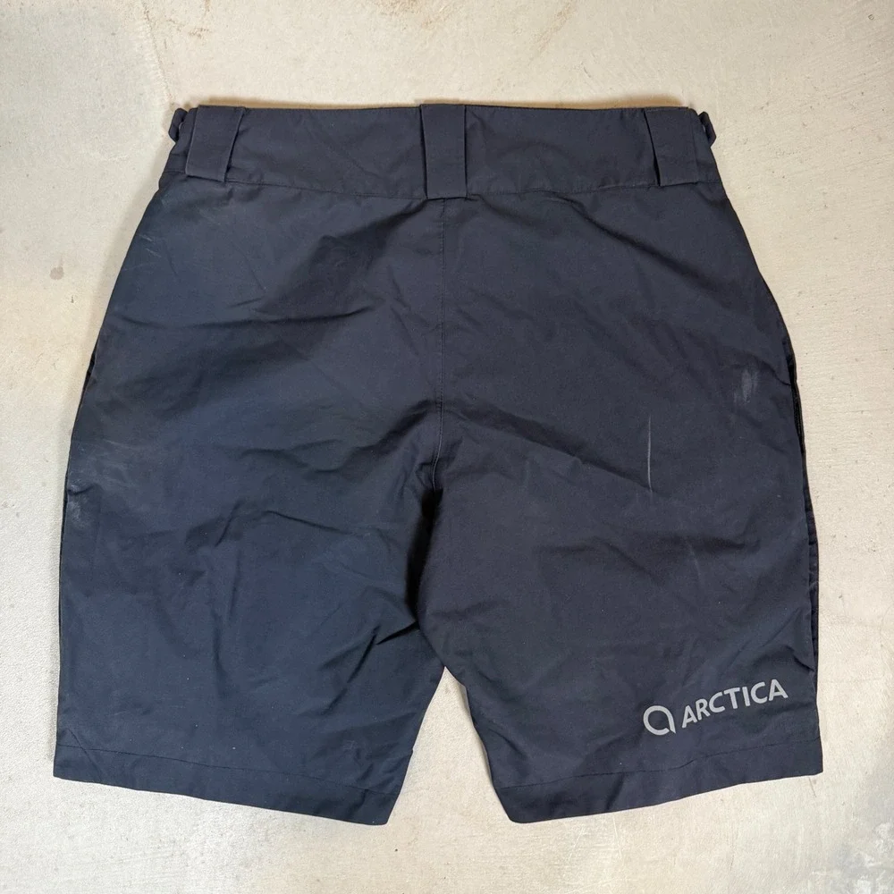 Arctica Mens Full Zip Ski Training Shorts Black Size Large Padded Alpine Racing